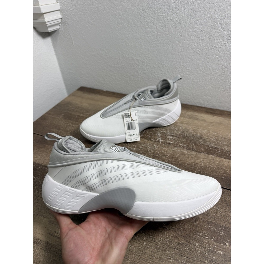 Adidas D.O.N. Issue 7 Basketball Men's 10.5 White Sneakers Athletic Shoes JS1299